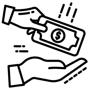 finansman simgesi vektör illüstrasyonu 