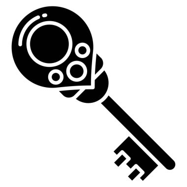 Anahtar. Web simgesi basit illüstrasyon 