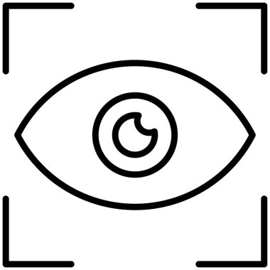 Beyaz arkaplandaki basit vektör simgesini izle