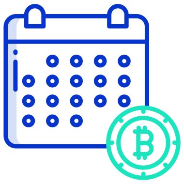 Randevu. Web simgesi basit illüstrasyon