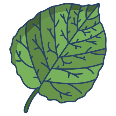 Yaprak simgesi, vektör illüstrasyonu 