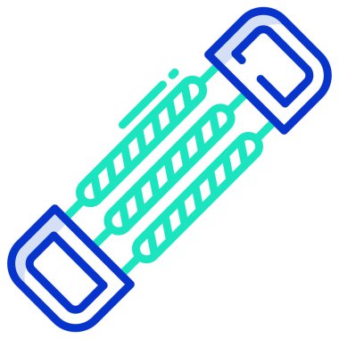 Bir spor simgesinin vektör illüstrasyonu