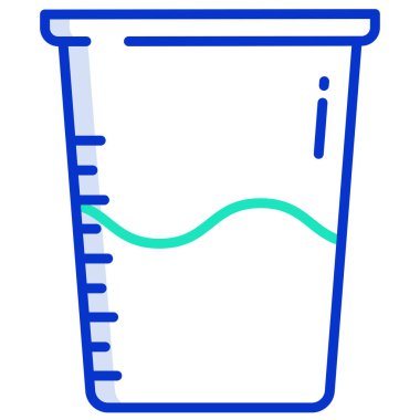 Su. Web simgesi vektör illüstrasyonu