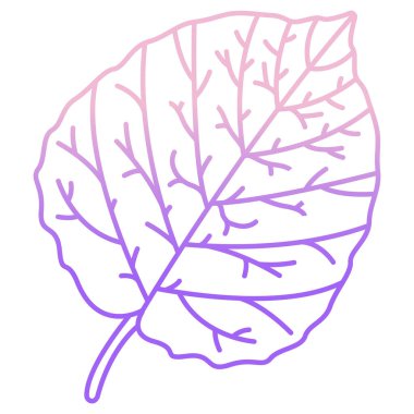 Yaprak simgesi, vektör illüstrasyonu 