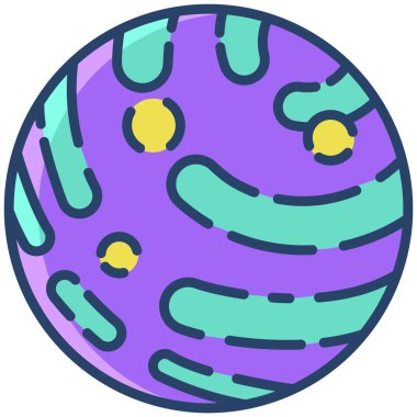 Merkür gezegeni. Basit resimleme