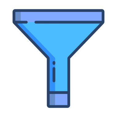 Filtre. Web simgesi basit tasarım