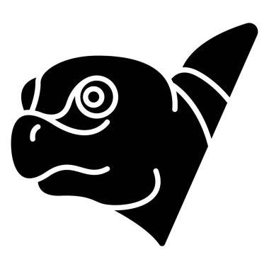 Kaplumbağa simgesi, vektör illüstrasyonu