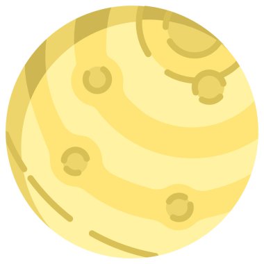 Gezegen. Web simgesi vektör illüstrasyonu