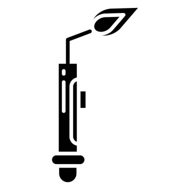 Beyaz arkaplanda basit vektör simgesi kaynaştırılıyor