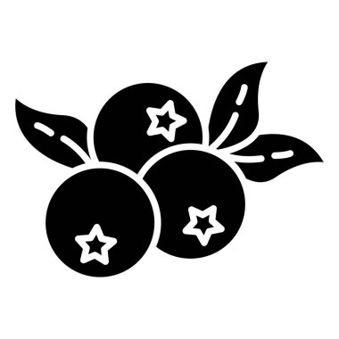 Yabanmersini. Web simgesi basit tasarım