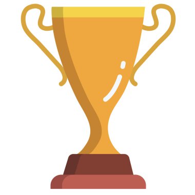 Kupa. Web simgesi basit illüstrasyon