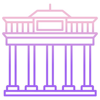 Bina. Web simgesi basit tasarım