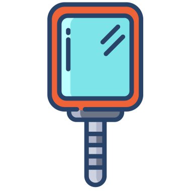 Ayna simgesinin İllüstrasyon Vektörü grafiği