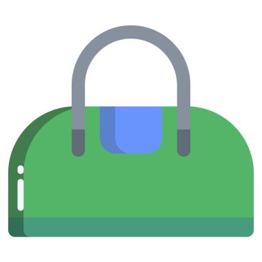 çanta simge vektör çizim 