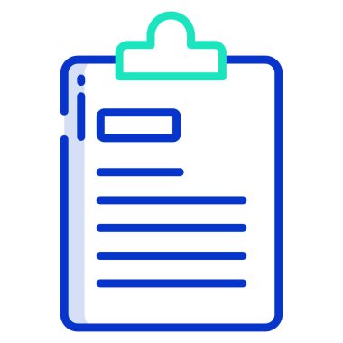 Belge. Web simgesi basit illüstrasyon