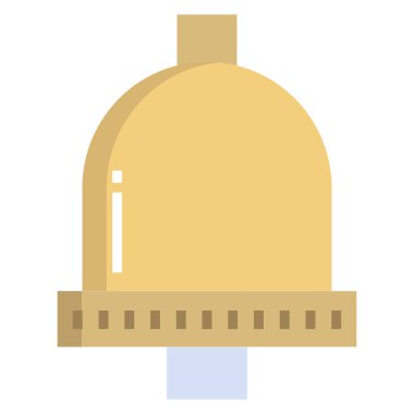 Zil. Web simgesi basit illüstrasyon