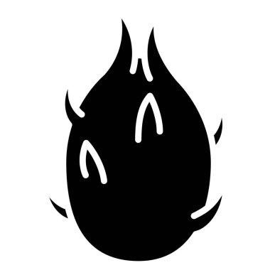 meyve ikonu vektör illüstrasyonu 