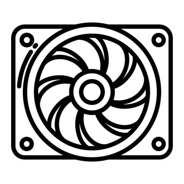 Hayran ikonu. vektör illüstrasyonu