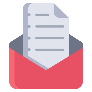 E- posta web simgesi vektör illüstrasyonu