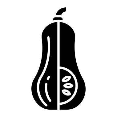 Balkabağım. Web simgesi basit illüstrasyon