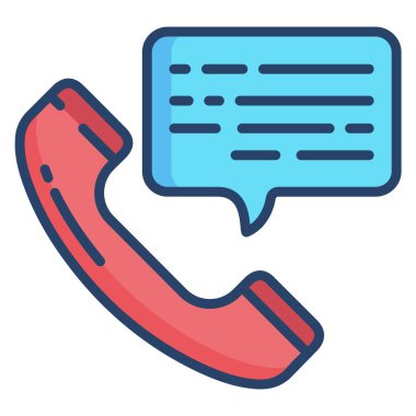 telefon web simgesi, vektör çizim 