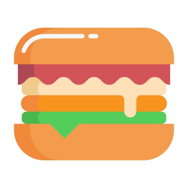 fast food. Basit tasarım