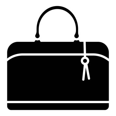 El çantası simgesini, basit vektör çizim
