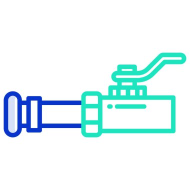 Boru. Web simgesi basit tasarım
