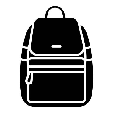 El çantası simgesini, basit vektör çizim