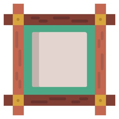 çerçeve simge vektör çizim 