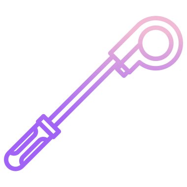 Modern oto tamir simgesinin vektör illüstrasyonu