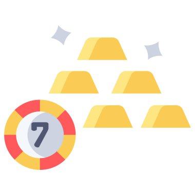 Piramit renkli vektör simgesi