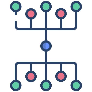 ağ bağlantısı. Basit resimleme