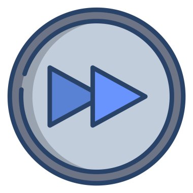 Oynat düğmesi. Basit illüstrasyon