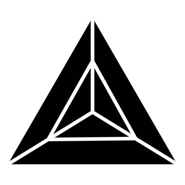 Elmas. Web simgesi basit tasarım