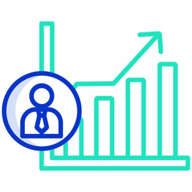 İş büyümesi. Basit illüstrasyon