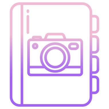 Kamera. Web simgesi basit illüstrasyon