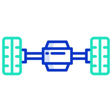 Dambıl. Web simgesi basit illüstrasyon