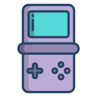 Beyaz arkaplanda Tetris basit vektör simgesi