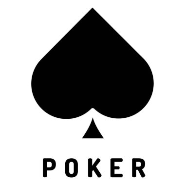 Maça. Web simgesi basit illüstrasyon