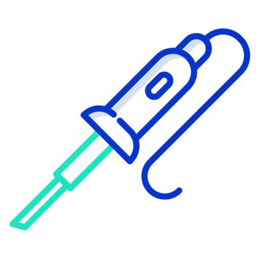 Beyaz arkaplanda basit vektör çözme simgesi