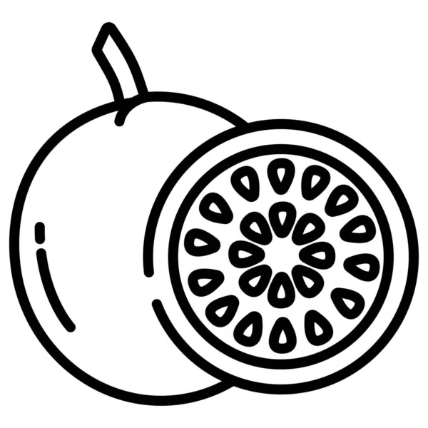 Frukt Ikon Vektor Illustration — Stock vektor