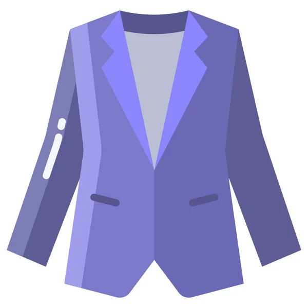 Fashion Jacket Vector Icon — Stock Vector