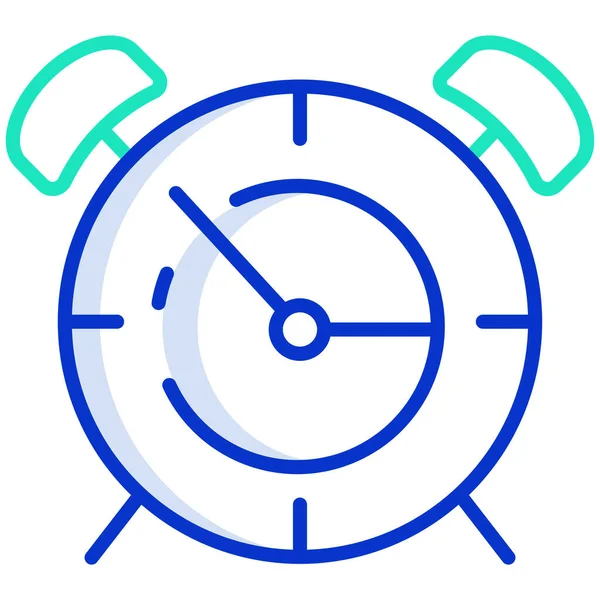 Ilustración Vectorial Del Reloj Despertador — Vector de stock