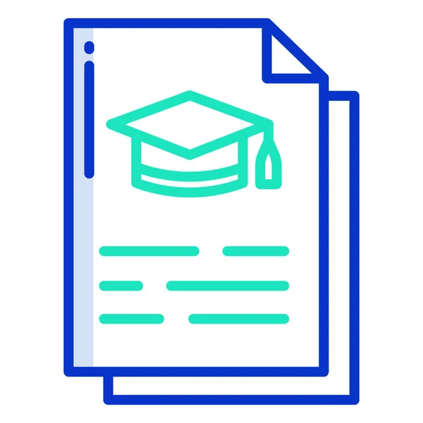 Education Vector Line Icon — Stock Vector