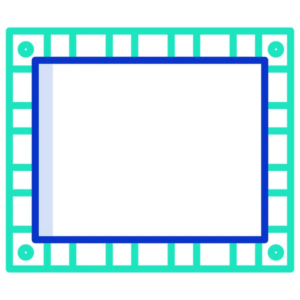 Quadro Ícone Ilustração Vetorial — Vetor de Stock