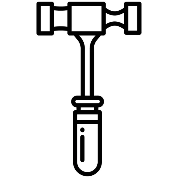 Hammer Symbol Vektor Illustration — Stockvektor