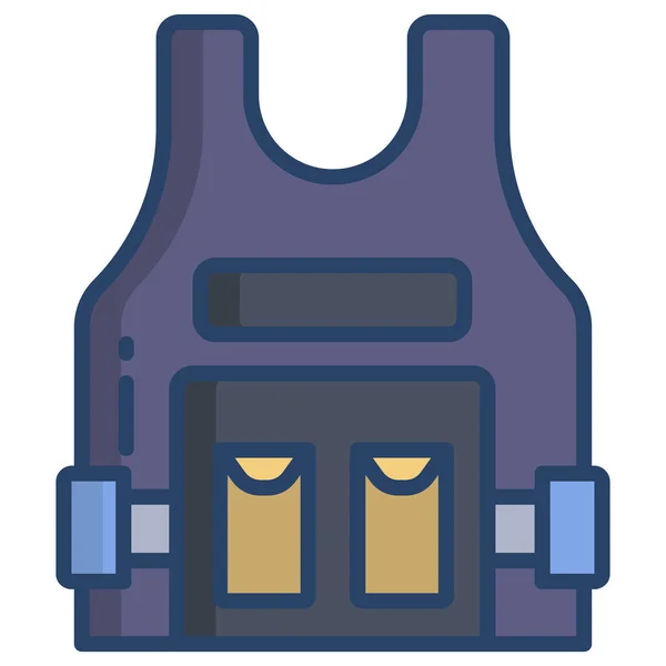 Mochila Icono Web Ilustración Simple — Archivo Imágenes Vectoriales