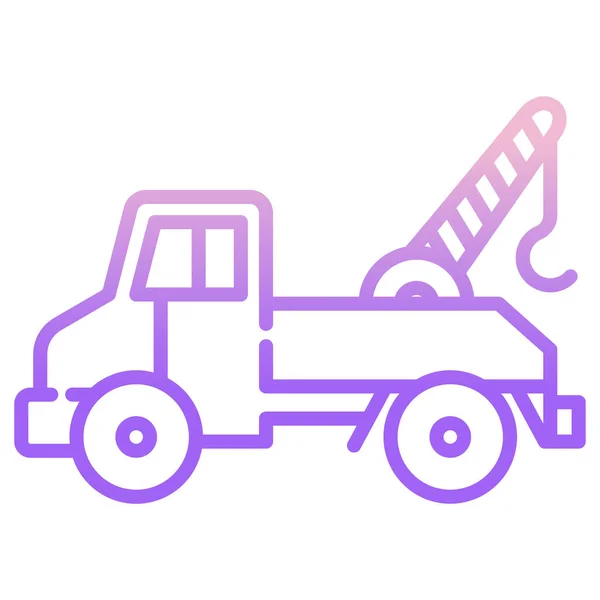 Icône Web Camion Illustration Simple — Image vectorielle