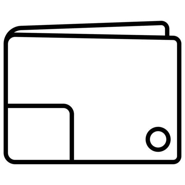 Icono Del Bolso Ilustración Simple Vector — Vector de stock